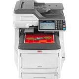 OKI MC853dn, Multifunktionsdrucker USB/LAN, Kopie, Scan, Fax