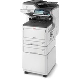 OKI MC853dnct, Multifunktionsdrucker grau/schwarz, USB/LAN, WLAN, Kopie, Scan, Fax