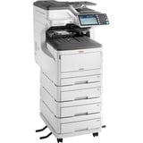 OKI MC883dnv, Multifunktionsdrucker grau/anthrazit, USB, LAN, Scan, Kopie, Fax