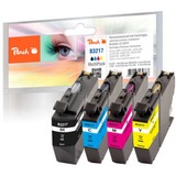 Peach Tinte Spar Pack PI500-224 kompatibel zu Brother LC-3217VALP