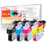 Peach Tinte Spar Pack PI500-238 kompatibel zu Brother LC-3217VALP