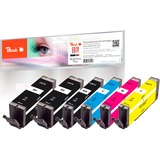 Peach Tinte Spar Pack Plus PI100-337 kompatibel zu Canon PGI-570, CLI-571