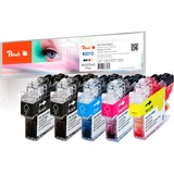Peach Tinte Spar Pack Plus PI500-260 kompatibel zu Brother LC-3213