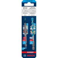 Bosch Expert HEX-9 HardCeramic + HEX-9 MultiConstruction Bohrer-Satz,  Ø 8mm 2-teilig