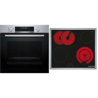 Bosch HBD671CS62 Serie 6, Backofen-Set schwarz/edelstahl