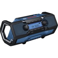 Bosch Professional HEAVY DUTY GPB18V-3C Professional, Baustellenradio blau/schwarz, UKW, Bluetooth, Ohne Akku und Ladegerät