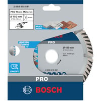 Bosch Professional PRO Multi Material Diamant-Trennscheibe, Ø 150mm Bohrung 22,23mm