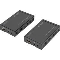 Digitus 4K HDBaseT HDMI Extender Set, HDMI Verlängerung schwarz, 4K/30Hz, 70 m
