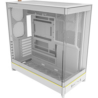 Montech HS01 , Tower-Gehäuse weiß, Tempered Glass