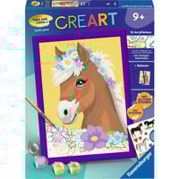 Ravensburger CreArt - Pferd mit Blumen, Malen