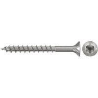 fischer Spanplattenschraube PowerFast II 3,5x40 Senkkopf TX 200 Stück, mit Teilgewinde, Edelstahl A2