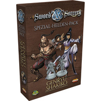 Asmodee Sword & Sorcery: Die Alten Chroniken - Genryu/Shakiko Spezial-Helden-Pack , Brettspiel Erweiterung