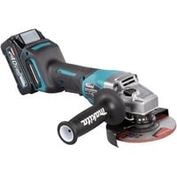 Makita Akku-Winkelschleifer GA016GM201 XGT, 40Volt blau/schwarz, 2x Li-Ion XGT Akku 4,0Ah, MAKPAC Gr.4