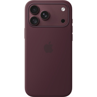 Apple Silikon Case mit MagSafe, Handyhülle burgunderrot, iPhone 18 Pro Max