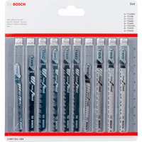 Bosch Stichsägeblatt-Satz für Holz, 10-teilig