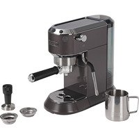 DeLonghi Dedica Arte EC885.GY, Espressomaschine grau/metall