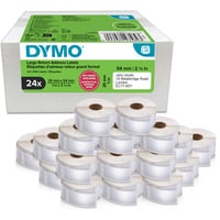Dymo LabelWriter ORIGINAL Rücksendeadress-Etiketten groß, 25 x 54 mm 24 Rollen mit je 500 Etiketten