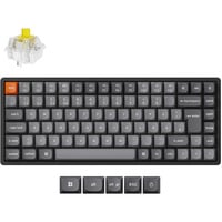 Keychron K2 Max, Gaming-Tastatur schwarz/grau, DE-Layout, Keychron Super Banana, Aluminiumrahmen, RGB