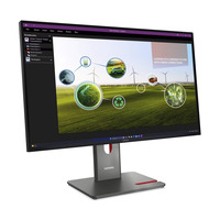 Lenovo ThinkVision P27Q-40, LED-Monitor 68.6 cm (27 Zoll), schwarz, QHD, IPS, USB-Hub, Daisy Chain, HDMI, DP, 120Hz Panel