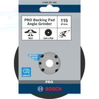 Bosch Stützteller für Fiberschleifscheiben 115mm, M14, Schleifteller