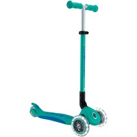 GLOBBER Primo Foldable Plus Lights, Scooter türkis/dunkelblau