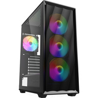 Sharkoon VK4 Rainbow , Tower-Gehäuse schwarz, Tempered Glass