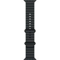 Apple 49 mm Ocean Armband, Uhrenarmband schwarz