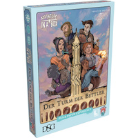 Asmodee Adventure in a Box: Sturmfels Akademie - Der Turm der Bettler, Brettspiel 