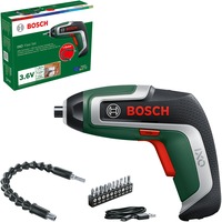 Bosch Akkuschrauber IXO 7 Flexi-Set 3,6Volt grün/schwarz, Li-Ionen Akku 2,0Ah, flexible Verlängerung 30cm