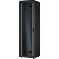 Digitus Netzwerkschrank Unique Serie - 600x800 mm (BxT), IT-Schrank schwarz, 36 Höheneinheiten