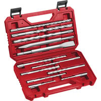 KWB SDS Plus Meißel- & Bohrer-Satz, 12-teilig rot, Ø 5-16mm, Transportkoffer