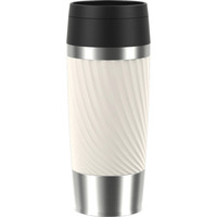 Emsa TRAVEL MUG Classic Twist , Thermobecher creme/edelstahl, 0,36 Liter