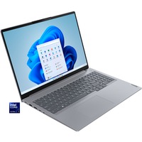 Lenovo ThinkBook 16 G7 IML (21MS004NGE), Notebook grau, Intel® Core™ Ultra 7 155H, Intel® Graphics, 16 GB DDR5, 512 GB (512 GB SSD), Windows 11 Pro 64-Bit
