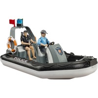 bruder bworld Polizei Schlauchboot, Modellfahrzeug