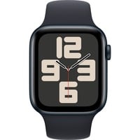 Apple Watch SE (2023), Smartwatch dunkelblau/dunkelblau, 44 mm, Sportarmband, Aluminium