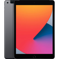 Apple iPad 10,2" (128 GB) Generalüberholt, Tablet-PC grau, LTE, 2020