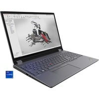Lenovo ThinkPad P16 G2 (21FA005CGE), Notebook grau/schwarz, Intel® Core™ i9-13980HX, NVIDIA RTX 2000, 64 GB DDR5, 1 TB (1 TB SSD), Windows 11 Pro 64-Bit