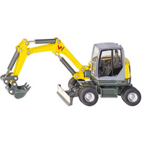 SIKU 3560 SUPER Wacker Neuson EW65 Mobilbagger, Modellfahrzeug gelb/grau