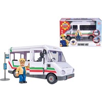 Simba Feuerwehrmann Sam - Trevors Bus mit Figur, Spielfahrzeug