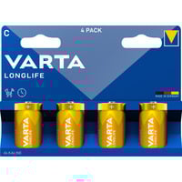 VARTA Longlife Batterie LR14, C (Baby) 4 Stück