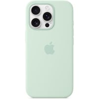 Apple Silikon Case mit MagSafe, Handyhülle hellgrün, iPhone 16 Pro