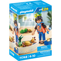 PLAYMOBIL 71748 My Life Schildkröten-Terrarium, Konstruktionsspielzeug 