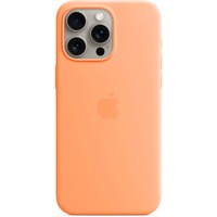 Apple Silikon Case mit MagSafe, Handyhülle hellorange, iPhone 15 Pro Max