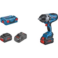 Bosch Akku-Schlagschrauber BITURBO GDS 18V-1000 Professional, 18Volt blau/schwarz, 2x Akku ProCORE18V 8,0Ah, 1/2", in L-BOXX