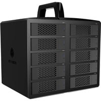 ICY BOX IB-3710-CU31, Laufwerksgehäuse schwarz