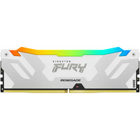 Kingston FURY DIMM 24 GB DDR5-8000, Arbeitsspeicher silber/weiß, KF580C38RWA-24, Renegade RGB, INTEL XMP