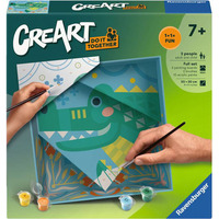 Ravensburger CreArt Do it together - Krokodil, Malen