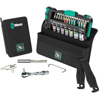 Wera Bicycle Set 3 A, 2025, Werkzeug-Set schwarz/grün, 40-teilig, inkl. Umschalt-Bitknarre, 1/4"
