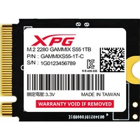 ADATA XPG GAMMIX S55 1 TB, SSD schwarz, PCIe 4.0 x4, NVMe 1.4, M.2 2230