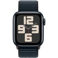 Apple Watch SE (2023), Smartwatch dunkelblau/dunkelblau, 40 mm, Sport Loop, Aluminium, Cellular